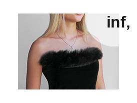 Декоративна кожа с косъм за вшиване кръгла ширина 7 см