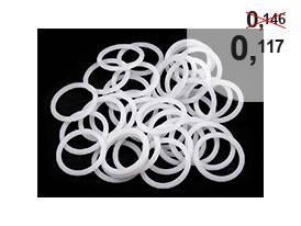 Пластмасов ринг за пердета и плетене на една кука Ø34 мм