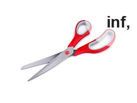 Шивашка ножица Marlen с микроназъбени ръбове с дължина 25 см