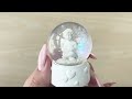 Снежен глобус ангел Ø4,5 см
