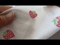 Памучен плат/платно ягоди