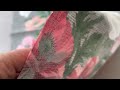 Памучен плат / килимче диви макове