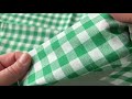 Памучен плат/платно канава едро каре/ромб
