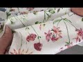 Памучен плат/платно ливадни цветя, ширина 220 см